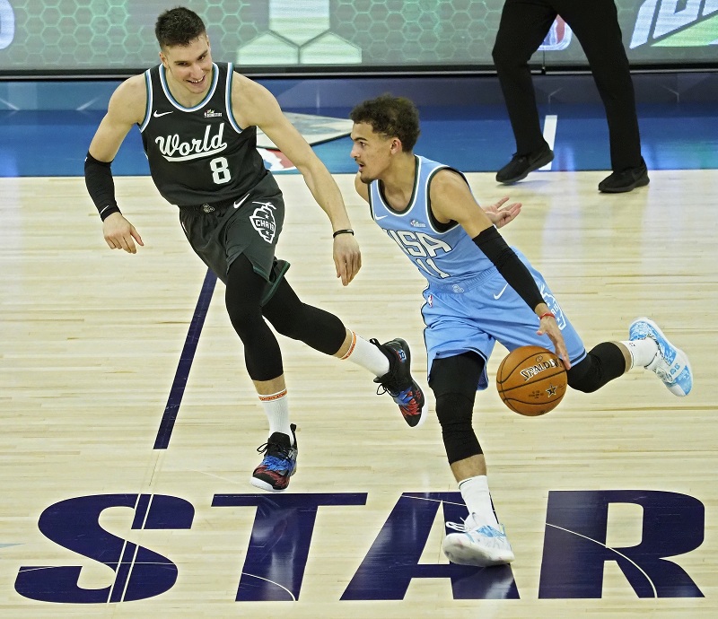 ОЛ-СТАР У ШАРЛОТУ: Американци бољи од остатка света, Богдановић бројао до 15